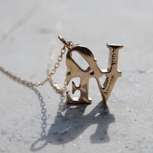 只按訂單生產~Atease LOVE NECKLACE K10 C*G LIMITED pre order/訂購