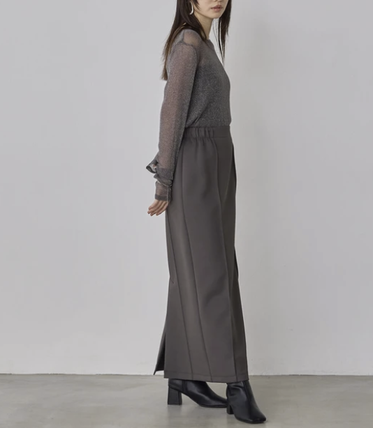 優雅細褶長裙 - 2026 流行穿搭  優雅長裙 春夏時尚穿搭 柔軟舒適 成人休閒 日常穿搭 易於配搭 日本直送   #JP-I-260015