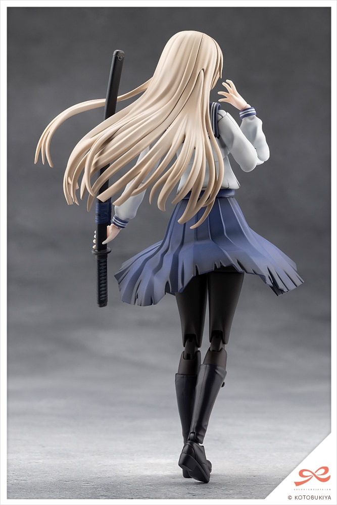 (預訂訂金 $100) (總價 $337) (壽屋店舖限定版) 壽屋 Kotobukiya 創彩少女庭園 藥師寺久遠 篝火真里亞 [戰損Ver.] 夢幻風格 校園少女擬態 模型 (行版) Kuon Yakushiji (KO08823) 