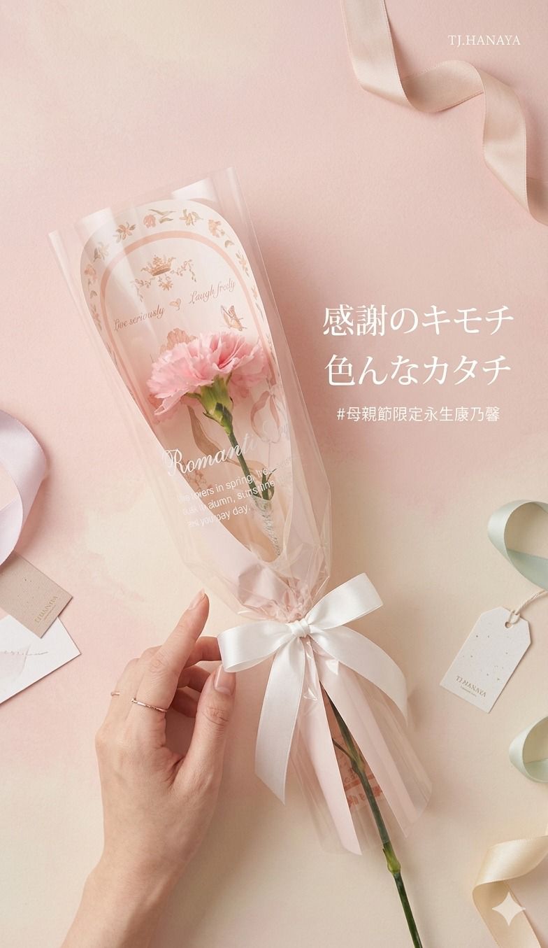 母親節之花康乃馨單枝