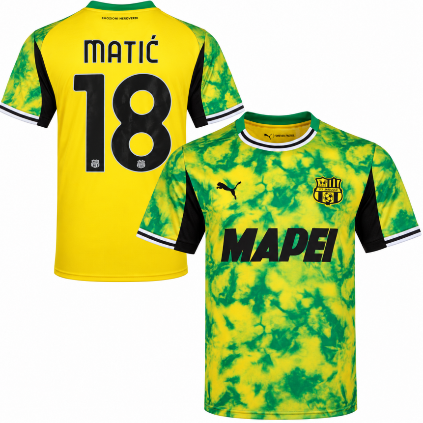<意甲快閃特價預訂> 斷碼 25/26 薩斯索羅 2客 Size L  MATIC 意甲Fullset
