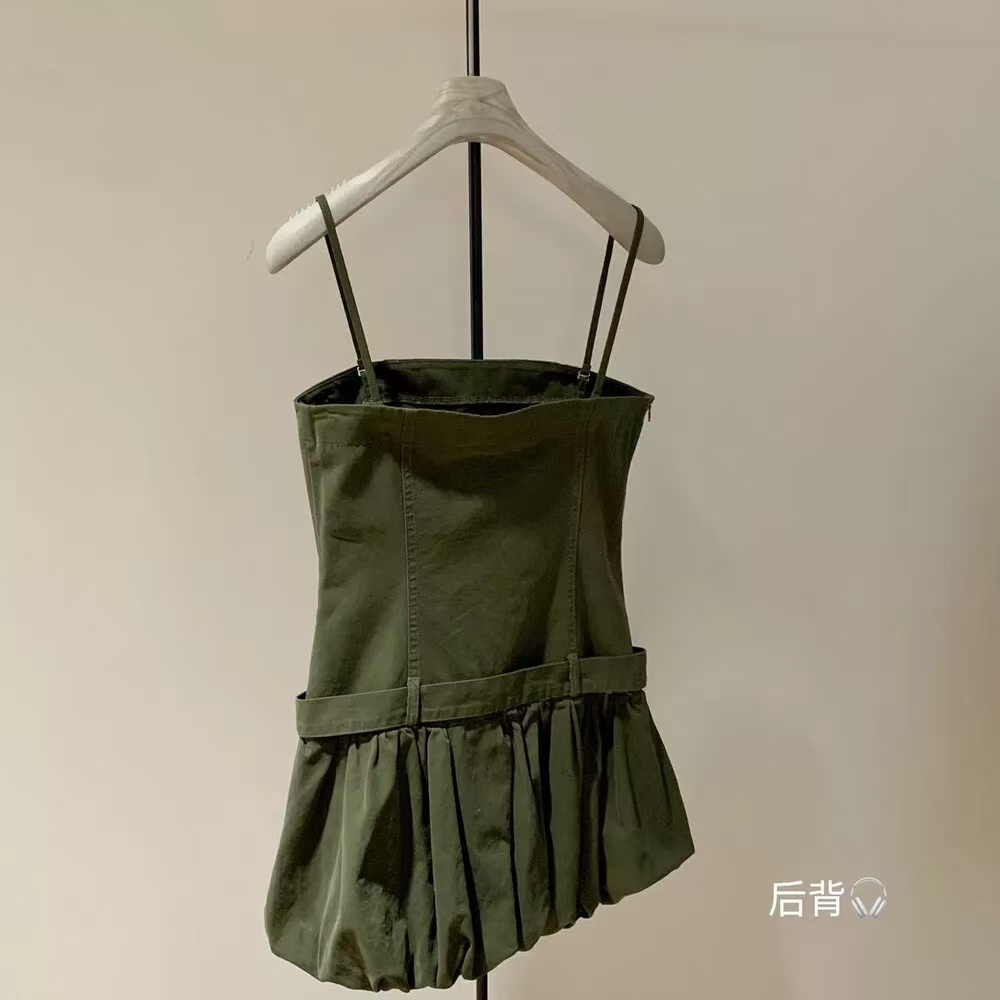 DR362法式吊带连衣裙