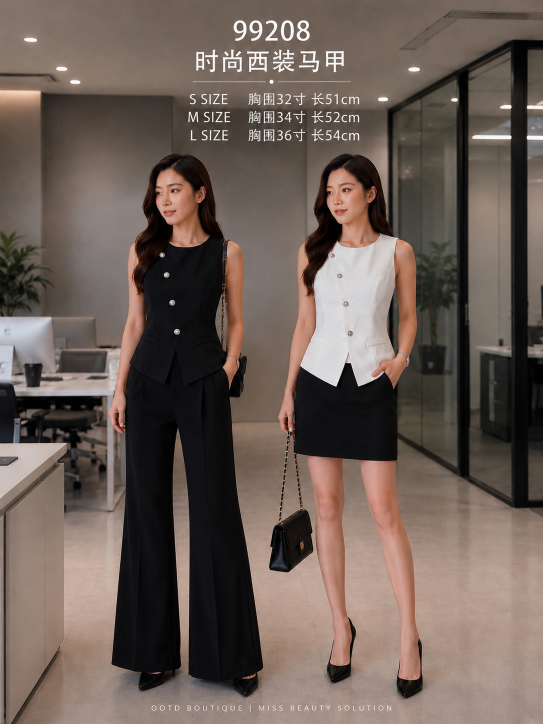 99208 PREMIUM VEST BLOUSE 