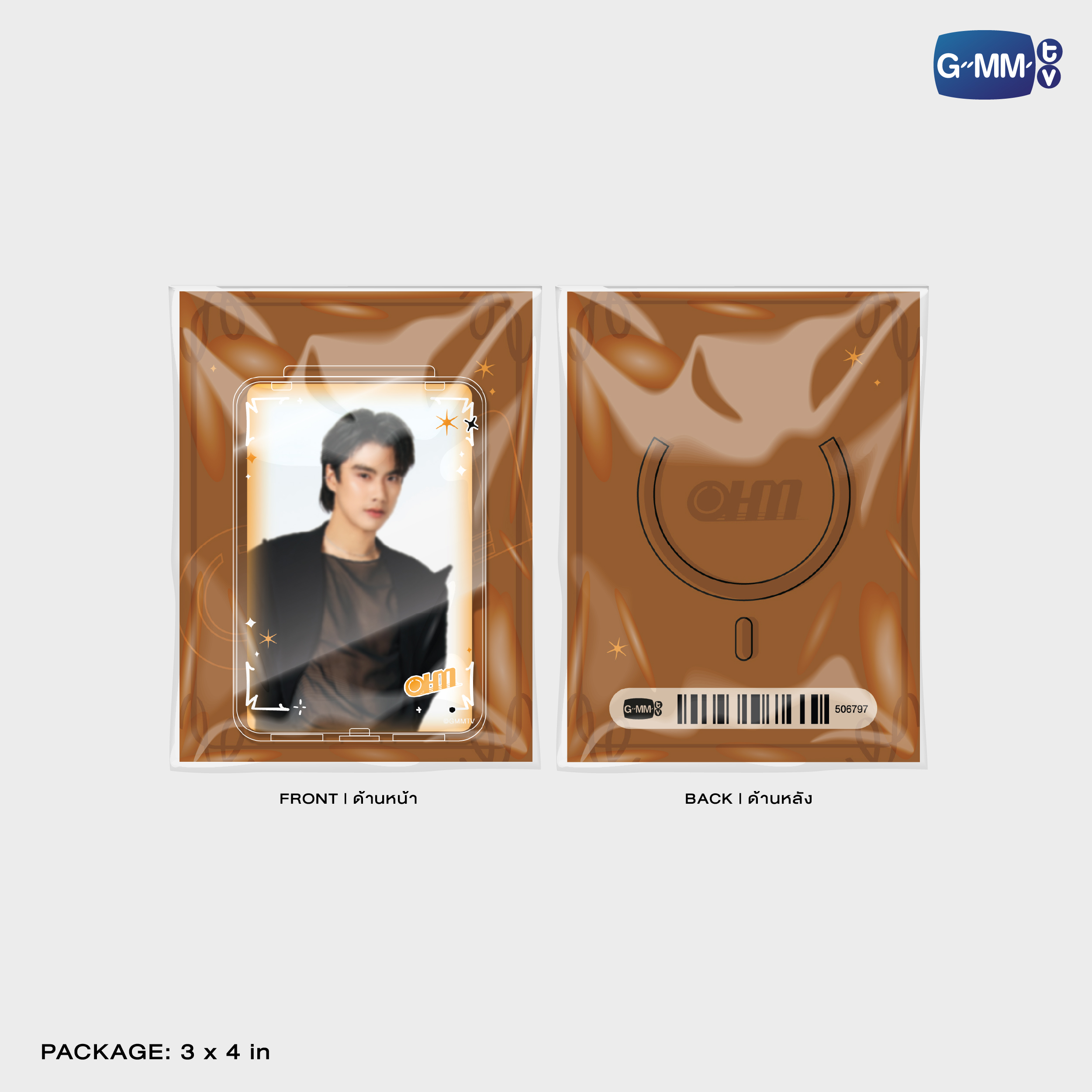 OHM PAWAT ACRYLIC MAGNETIC CARD HOLDER | TAIPEI POP UP STORE JUN 2026