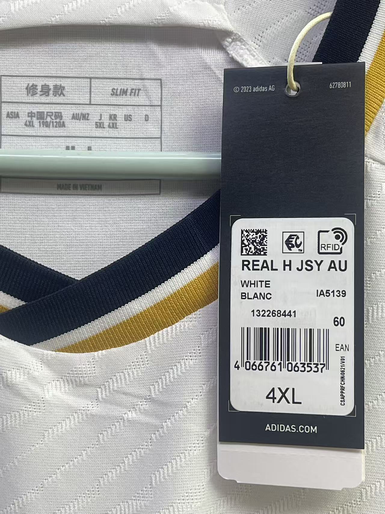 2023-24 Real Madrid Home Authentic Shirt "BNWT"