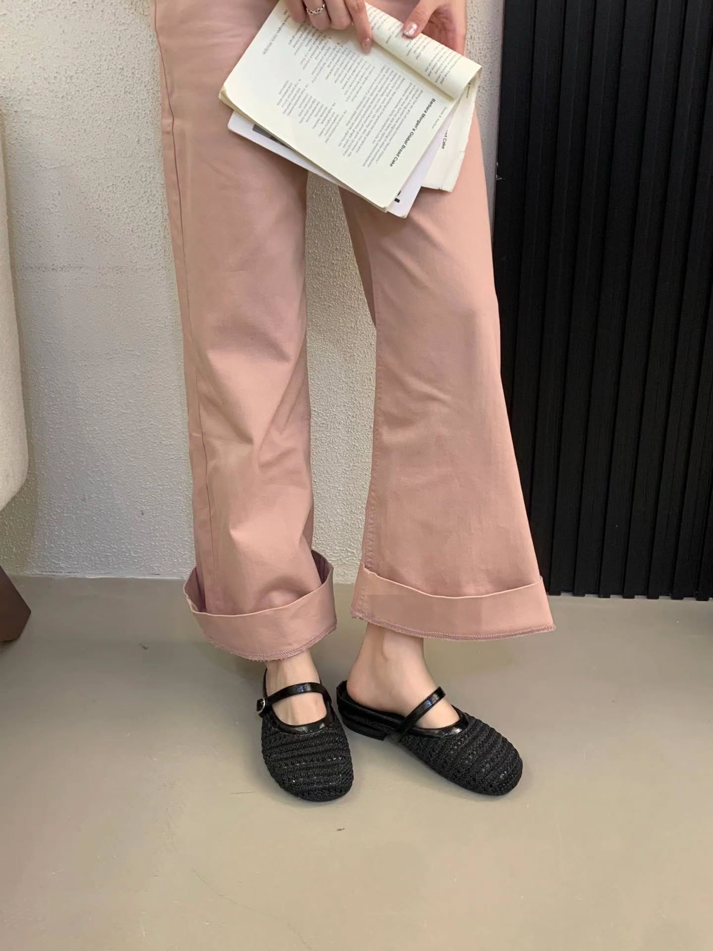 107 韩系编织玛丽珍拖鞋 🇨🇳