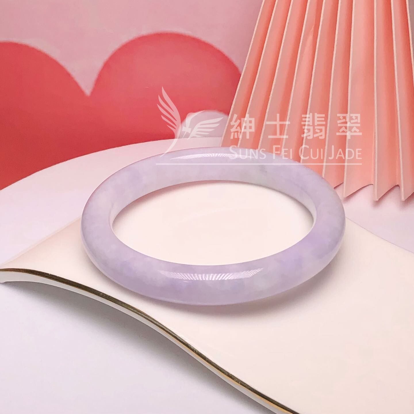 會卡藍紫飄翠福鐲60.5mm