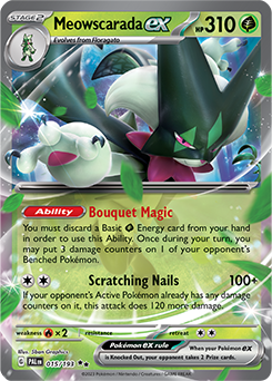 Pokemon TCG Card Game - Meowscarada ex 015/193