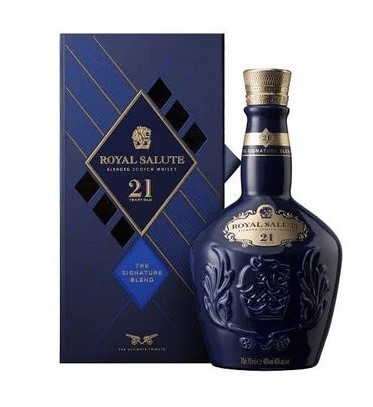 皇家禮炮 21年經典藍瓶調和威士忌 Royal Salute 21 Year Old The Signature Blend (Blue) 40% 700ml