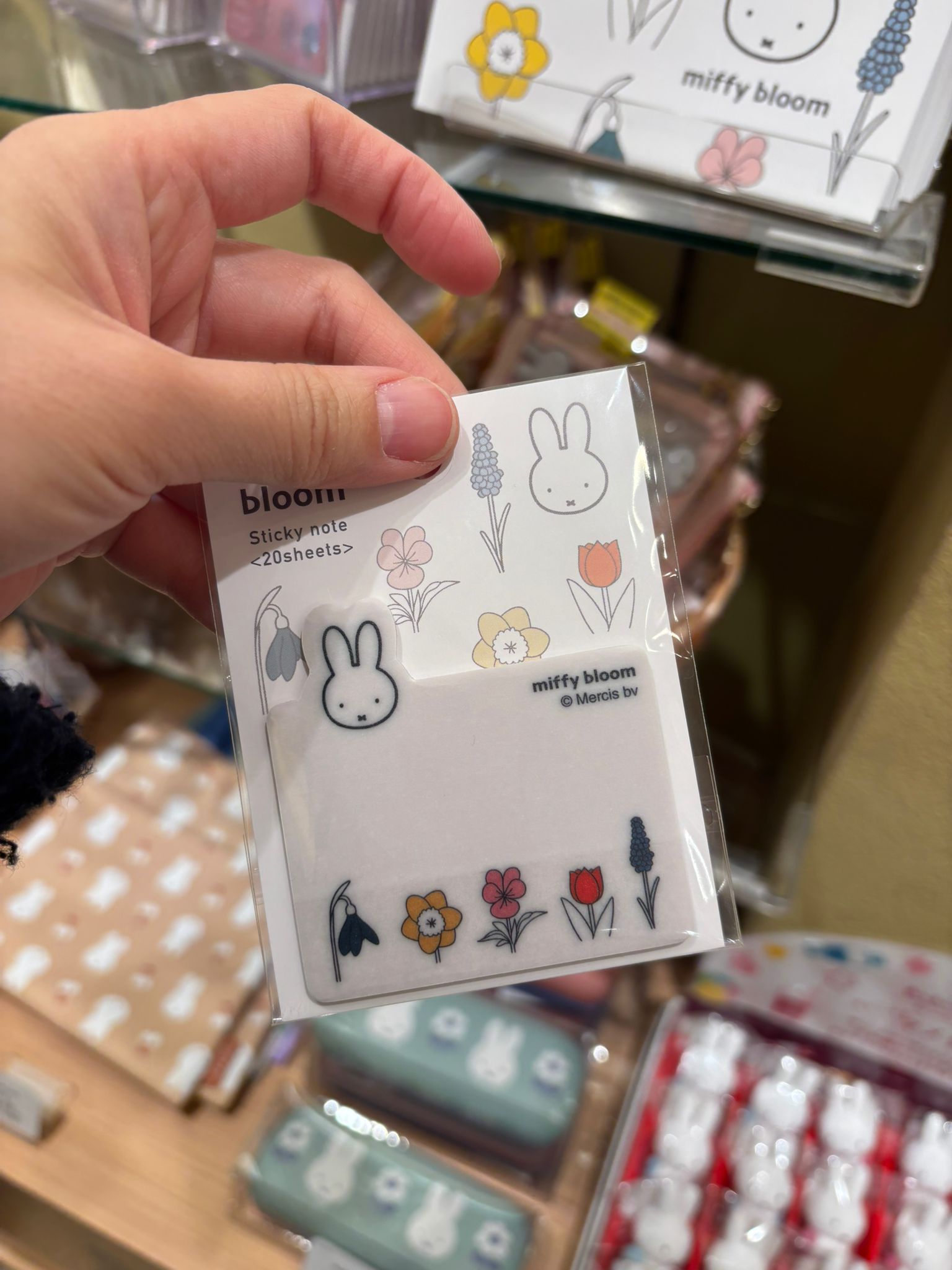 MIFFY BLOOM 花花 系列 INDEX MEMO 貼 白色