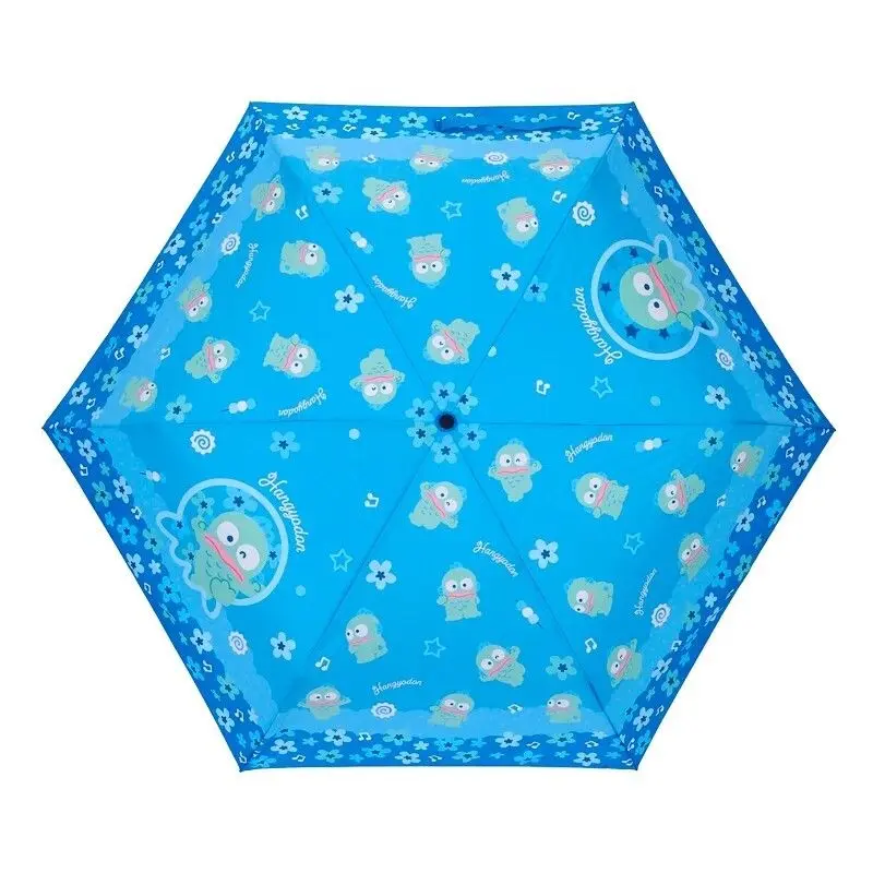 現貨🐱|Sanrio Hangyodon三節防風縮骨雨傘(鈦金屬色鋁桿 + 防風傘骨 + UV防護)
