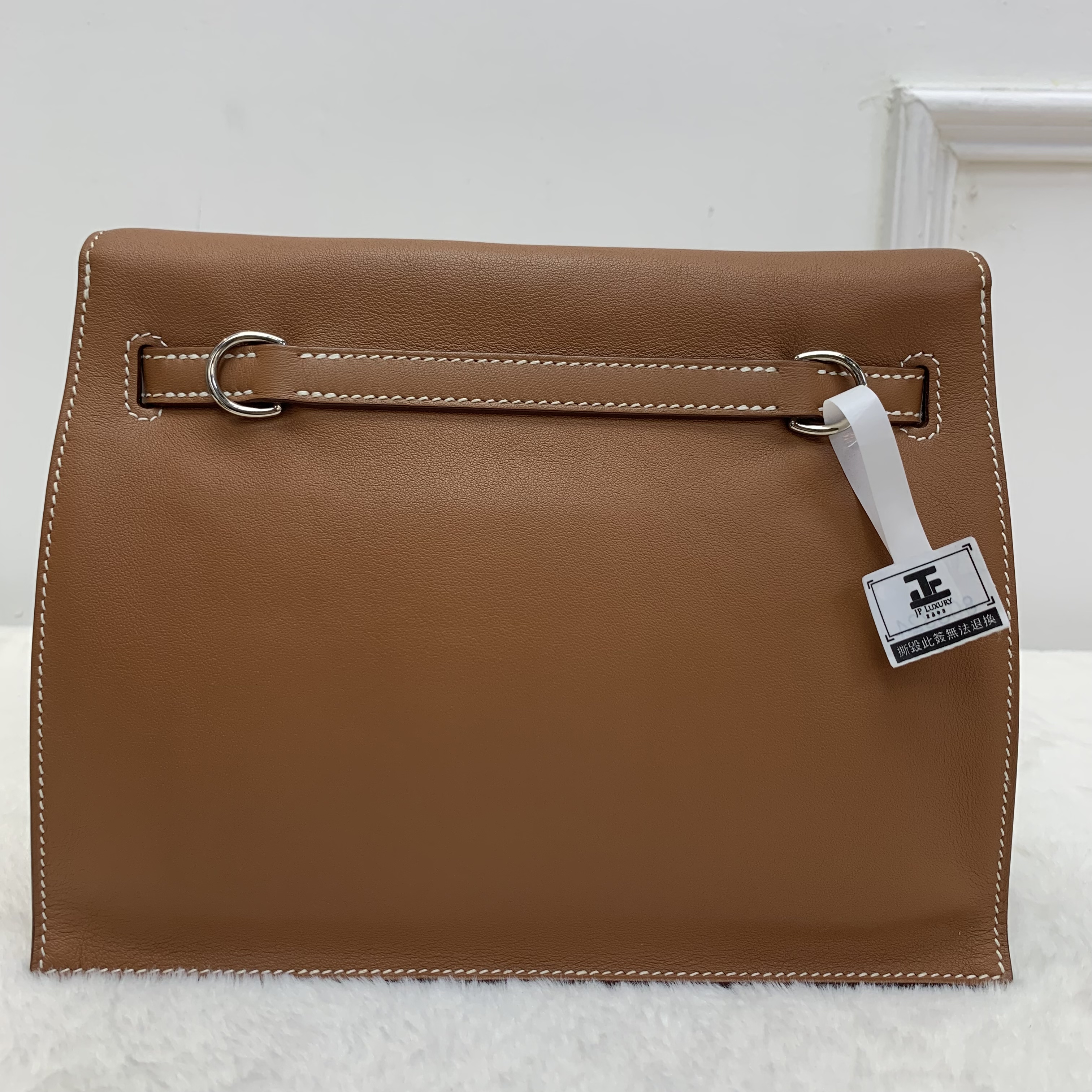 Hermes Kelly danse 金棕色配銀扣