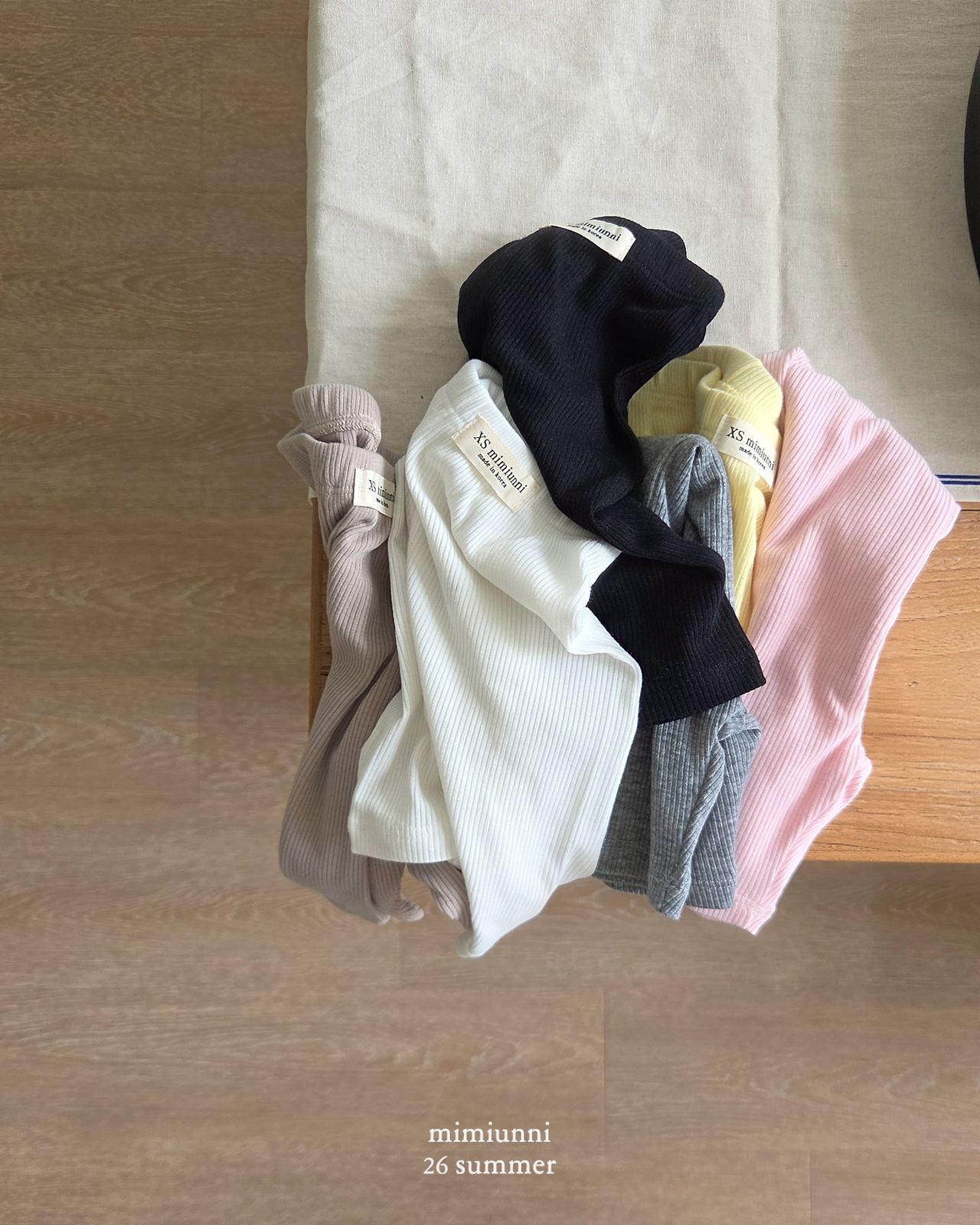 Mimiunni | 1+1 soft leggings (Black+Grey L105-115)