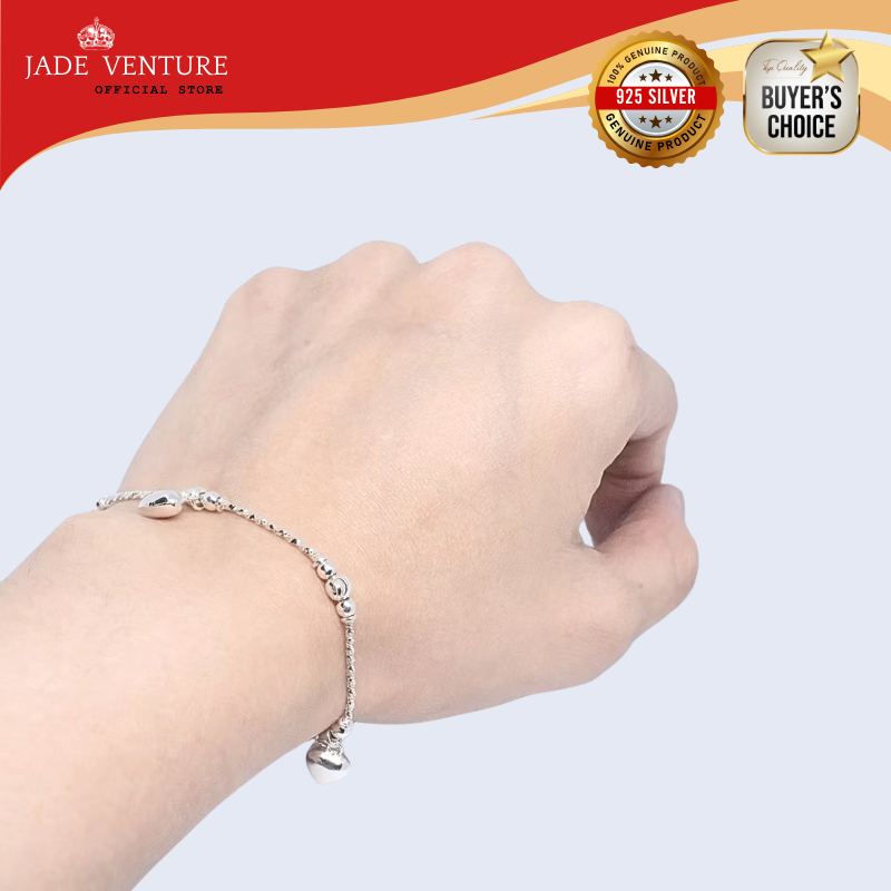 LB1103 Double Heart Shape Pendant Bracelet