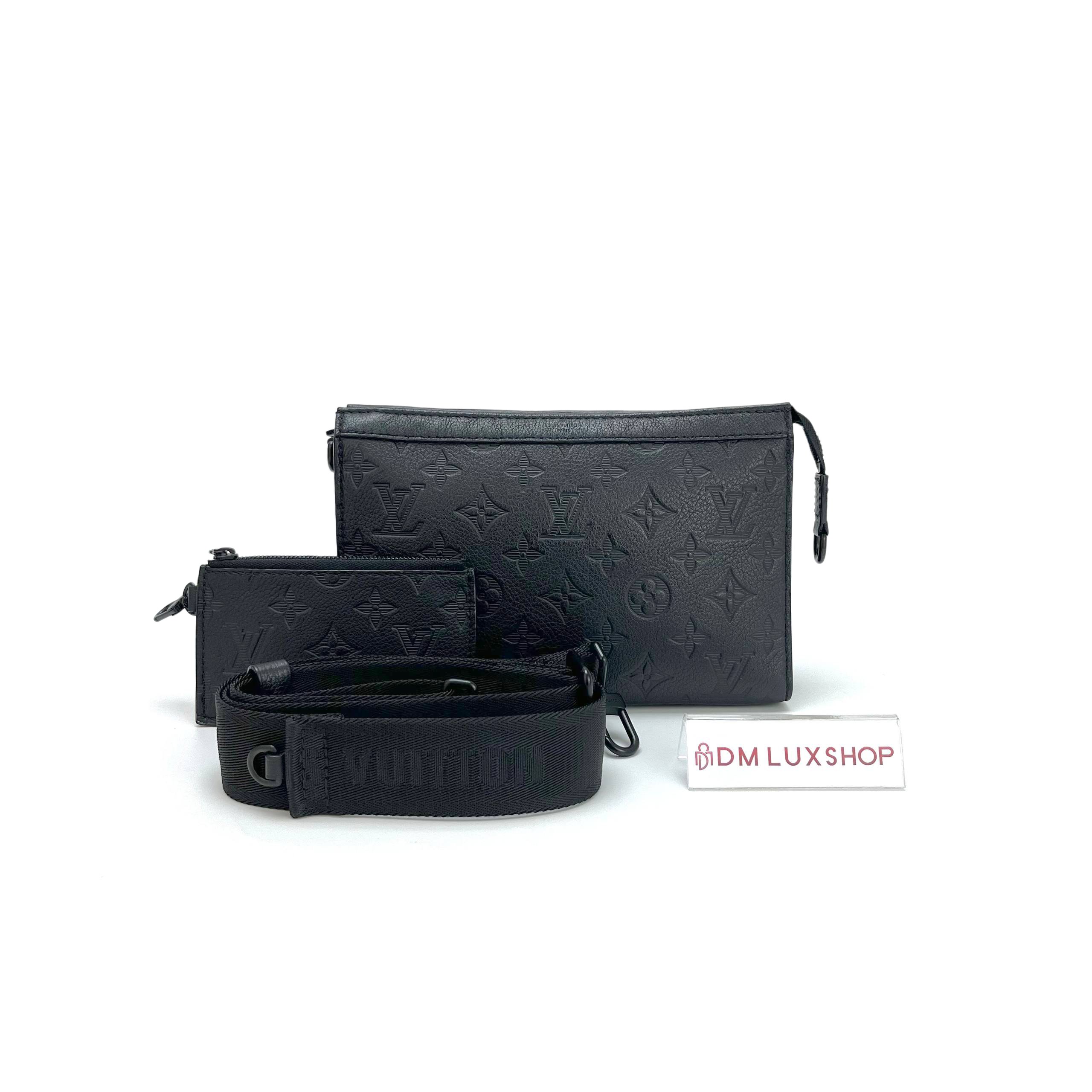 LV Gaston Black Wearable Wallet