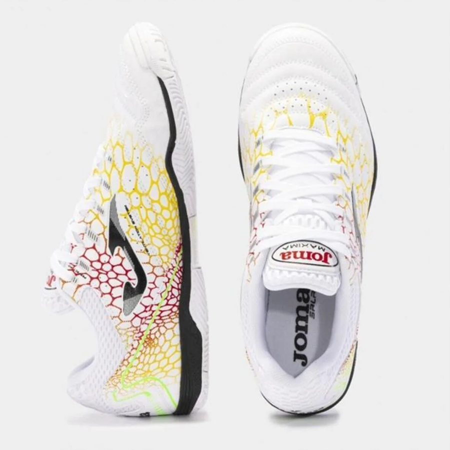 Futsal Shoes Maxima 24 White Yellow