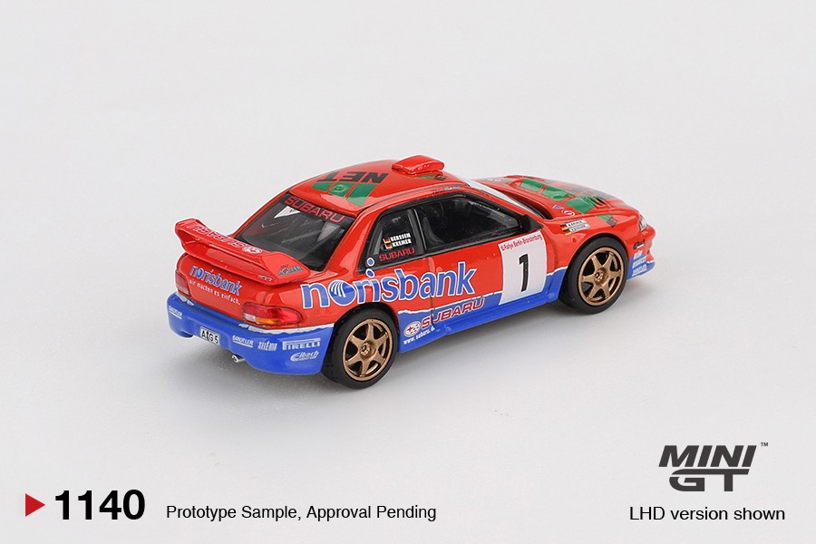 Mini GT 1/64 Subaru Impreza WRC97 #1 1999 DRM Champion - MGT01140-L