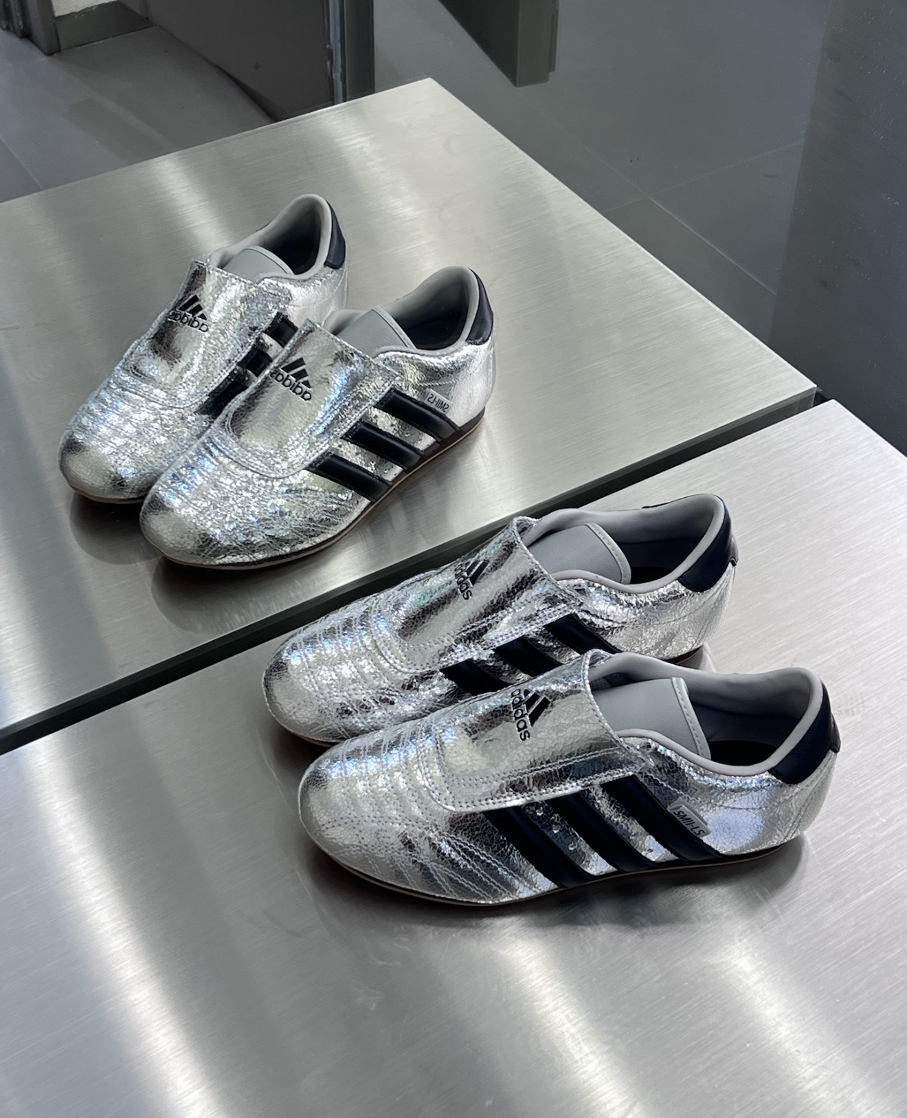 JH9664 Adidas Taekwondo Silver Metallic Black JH9664