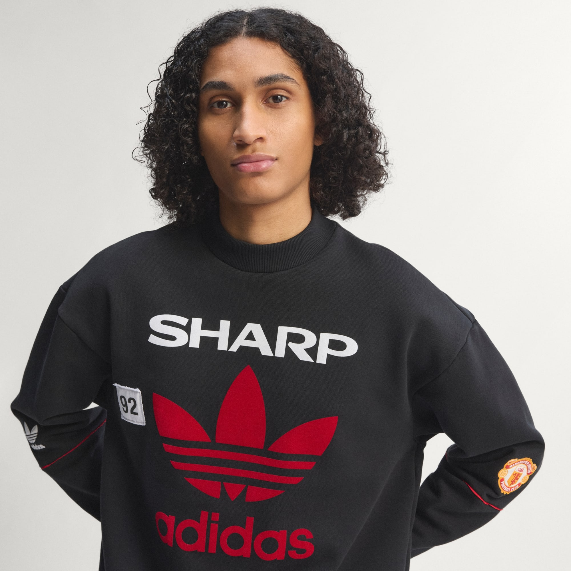 經典休閒美學  ⚽ Adidas Originals Manchester United 曼聯 1991/92 復古圓領衛衣 KC6383