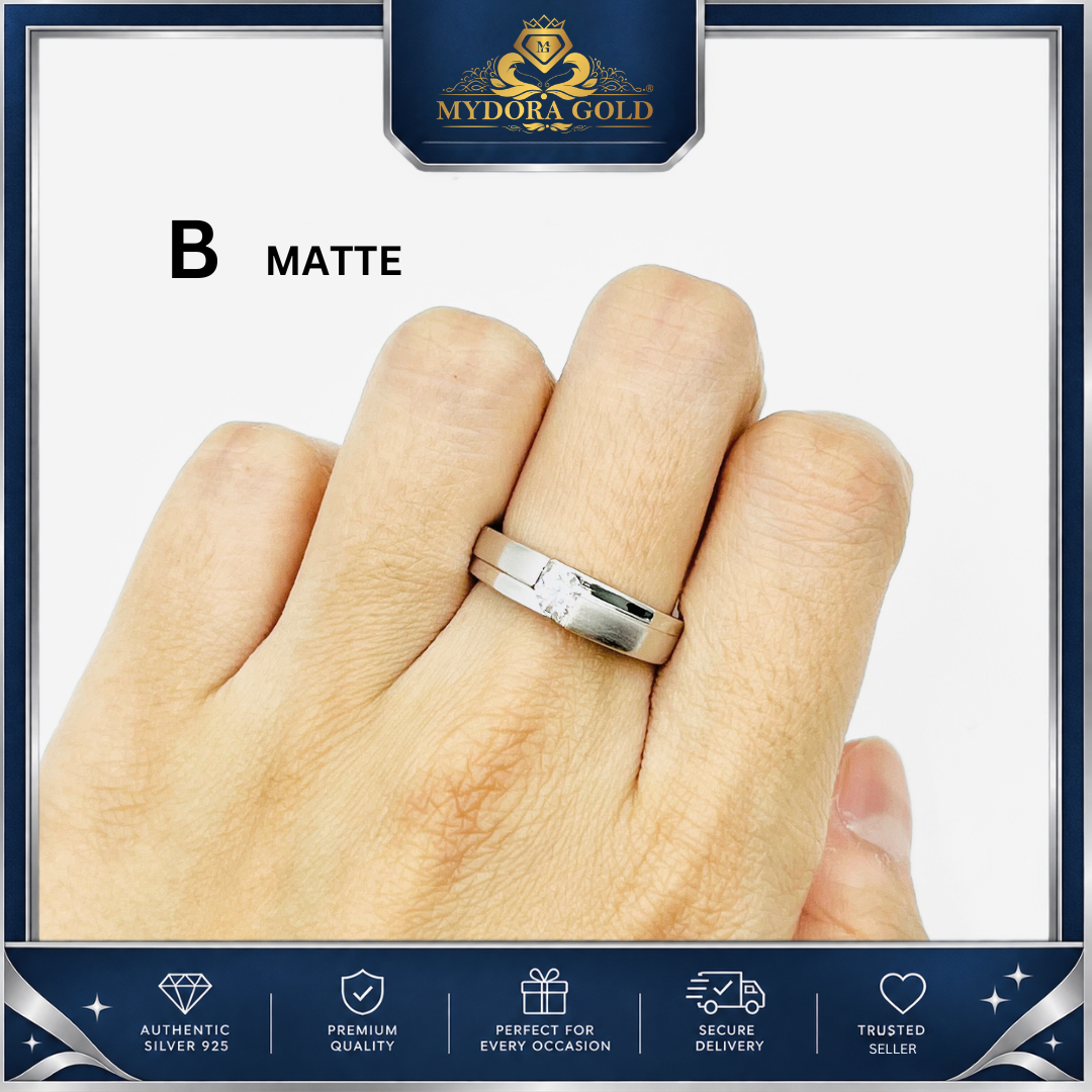 MYDORA 925 Silver Ring - Cincin Forever Line Collection