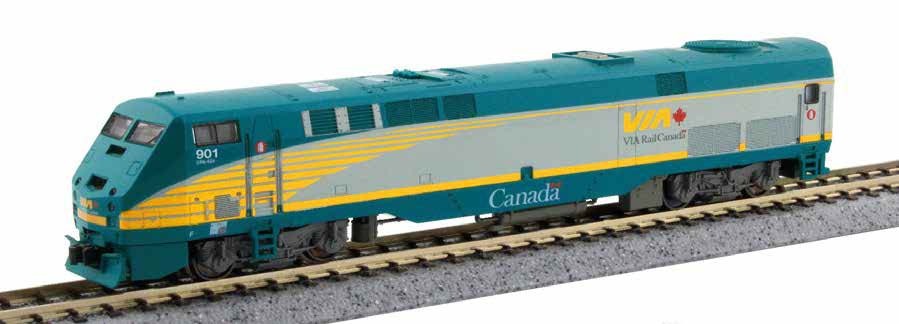 Kato N比例 P42, #901, VIA Rail, #176-6042