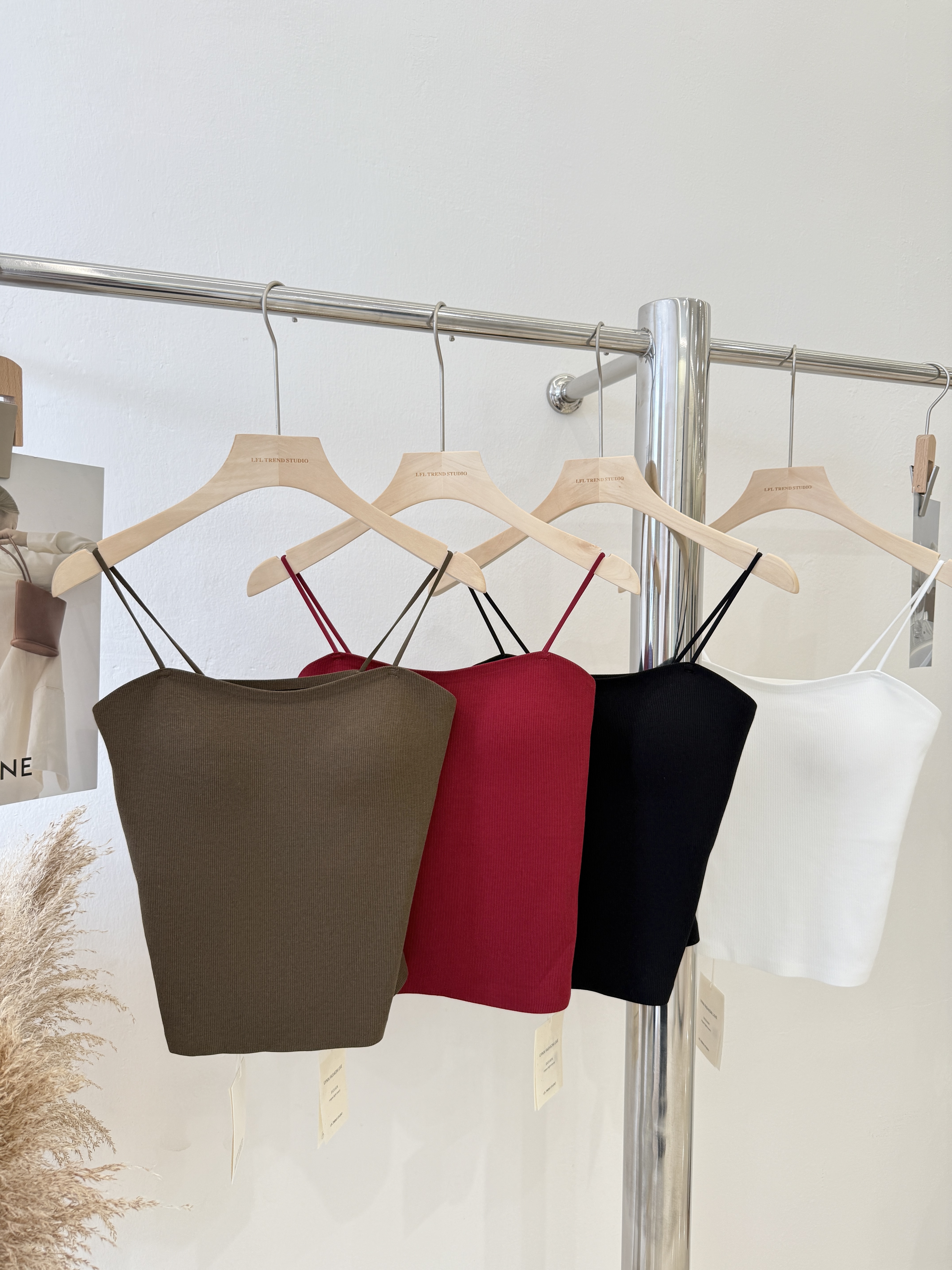 6866 螺纹时尚百搭背心