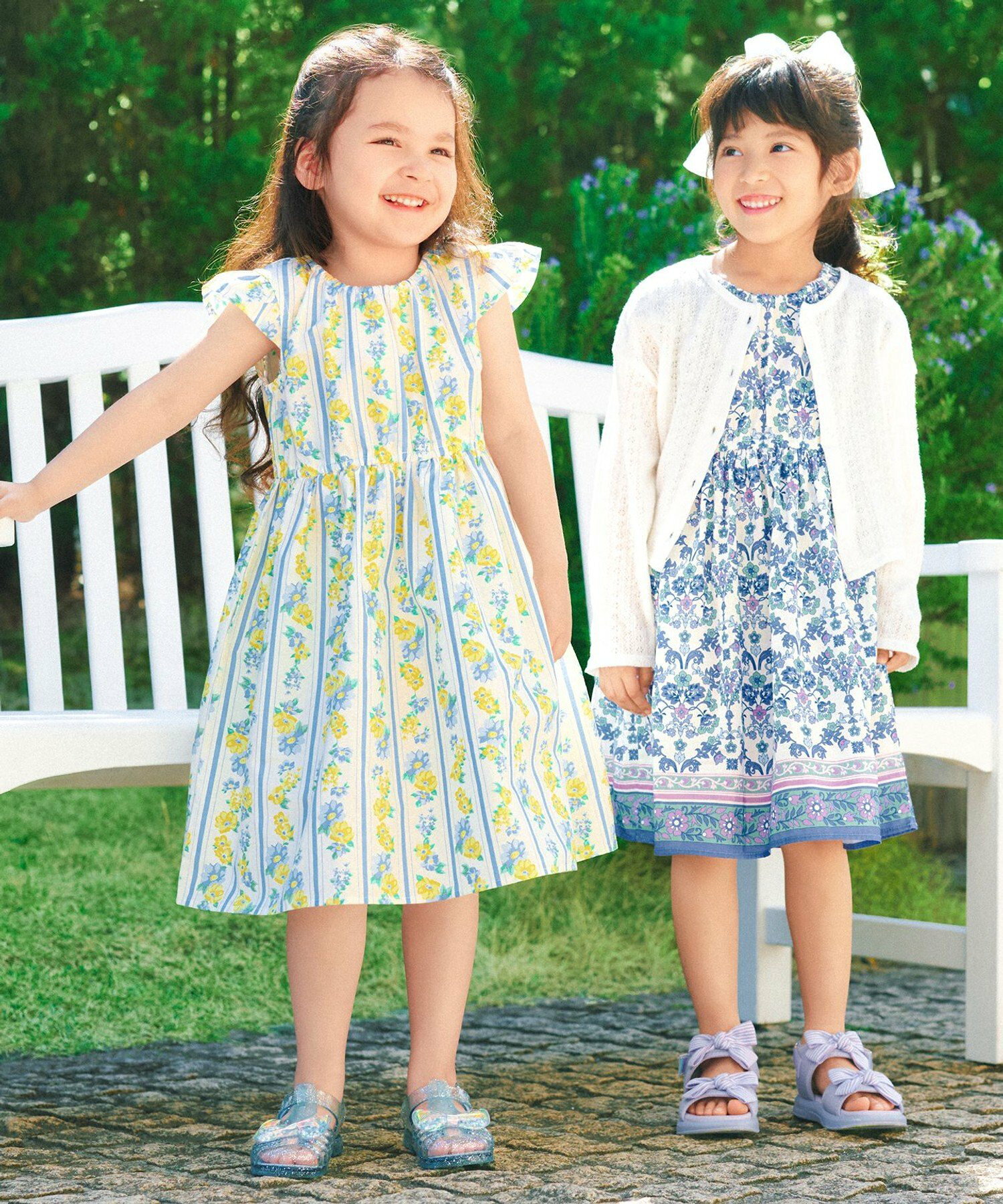 🆕【⭐訂購⭐】🌀 🇯🇵 日本直送🇯🇵 接觸涼感 荷葉袖 碎花 束腰 連身裙［6款選］🌀 [ELEA-0259][260629]