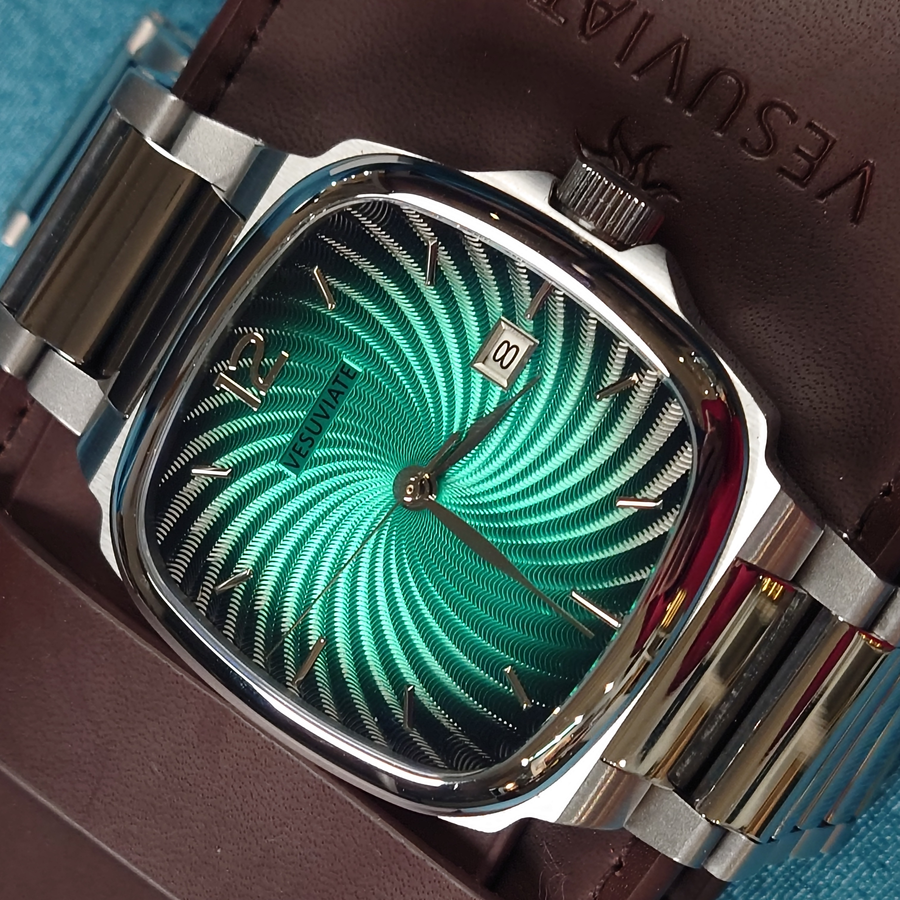 VESUVIATE Attivo Guilloché Edition - Cyan