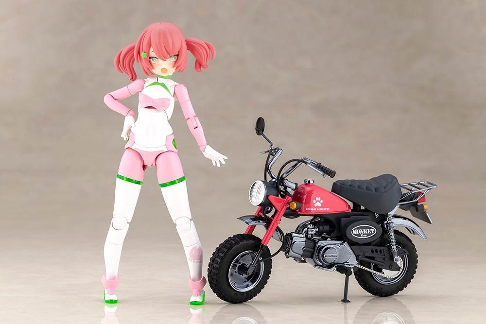 (預訂訂金 $100) (總價 $316) 壽屋 Kotobukiya Megami Device 女神裝置 PUNI MOFU RACING MAO with Honda Z50J-1 Monkey 模型 (KO08729) (行版) 