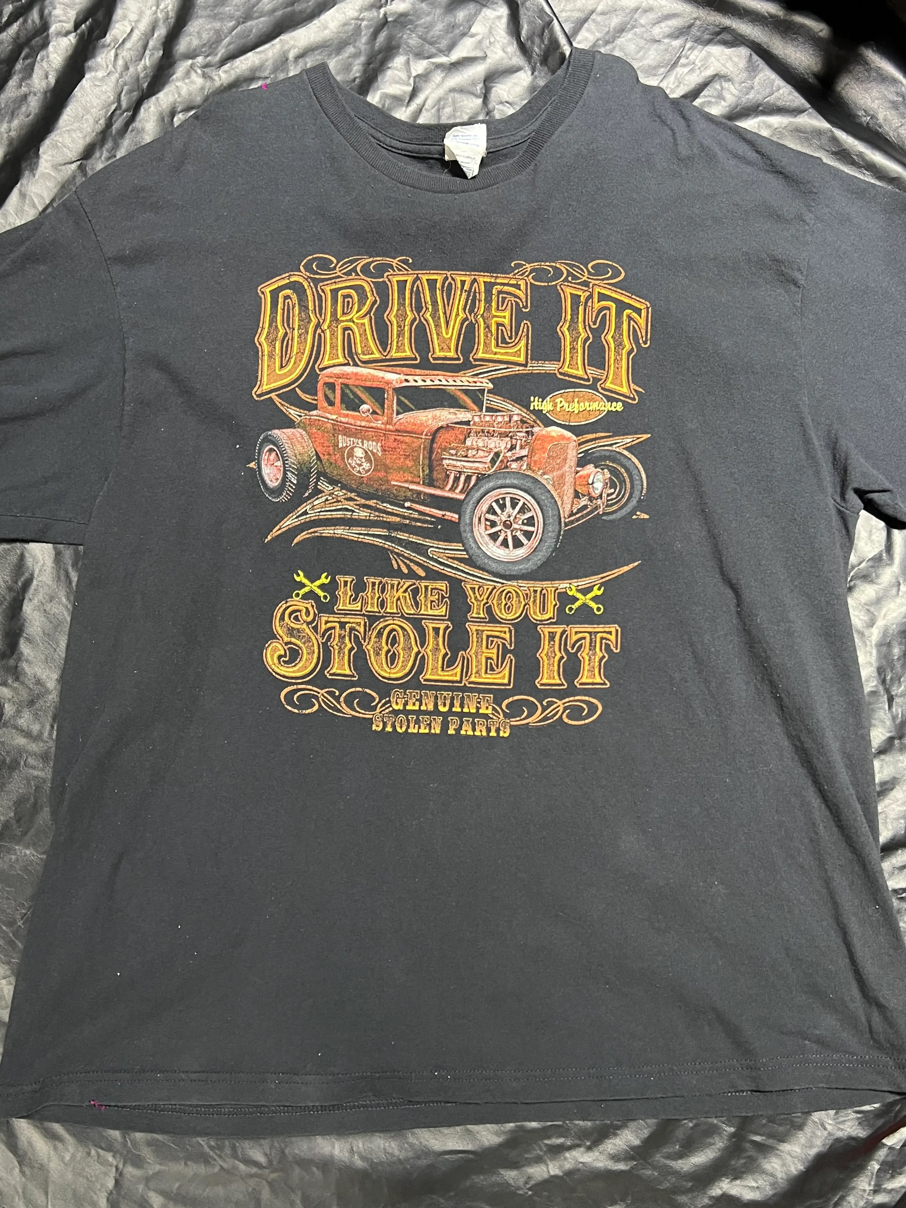 Black Vintage T-shirt #0077