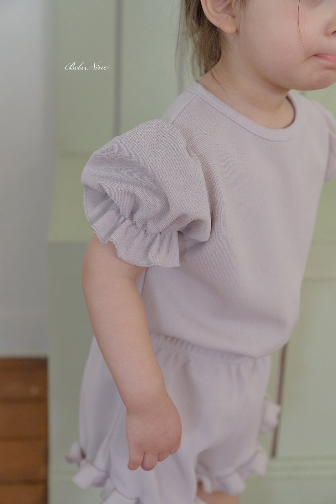 ☀️預訂 韓國直送☀️🇰🇷Bebenine三色荷葉邊泡泡袖上衣短褲上下套裝