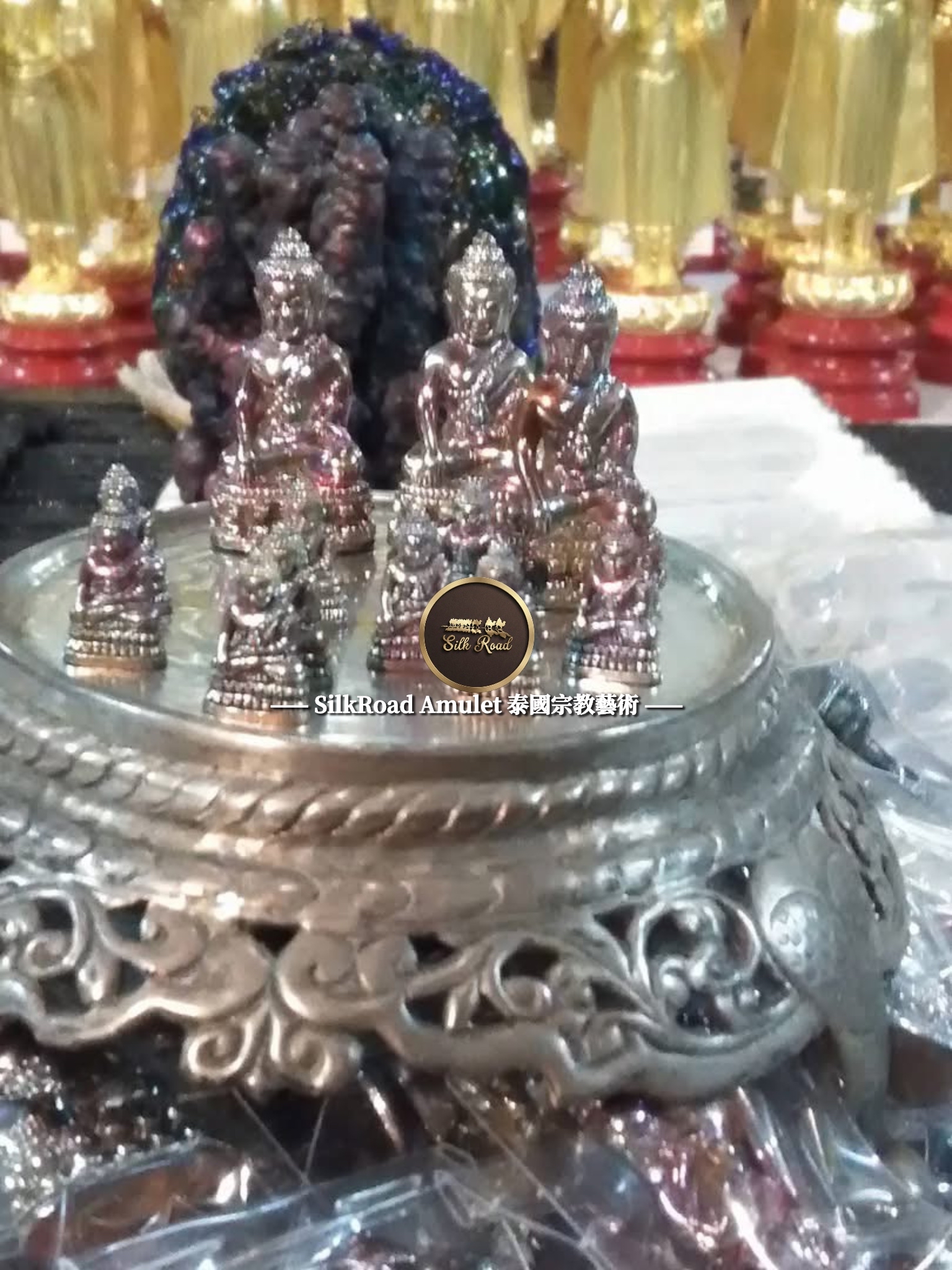 龍婆披贊  佛曆2560  太陽神力泥  帕猜屈  小模  藥師佛｜附光學級高透防水殼