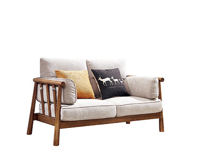 實木兩座梳化 73