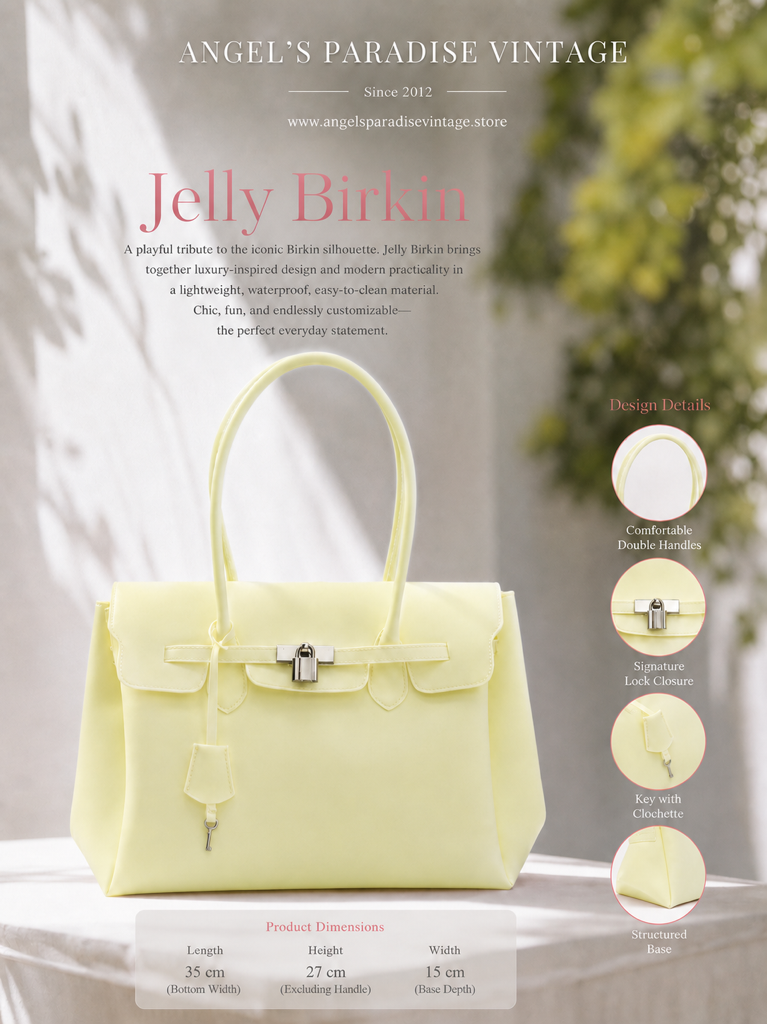 【APV - Girliness 】 Jelly Birkin玩味奢華 果凍美學