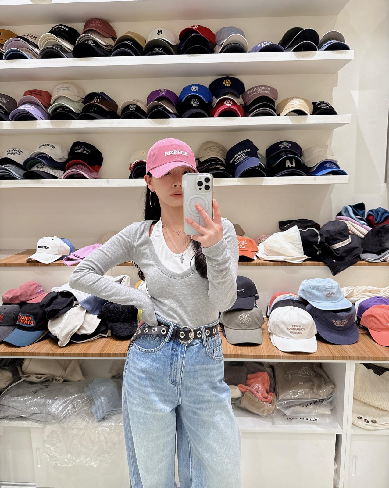 刺繡立體字明線Cap