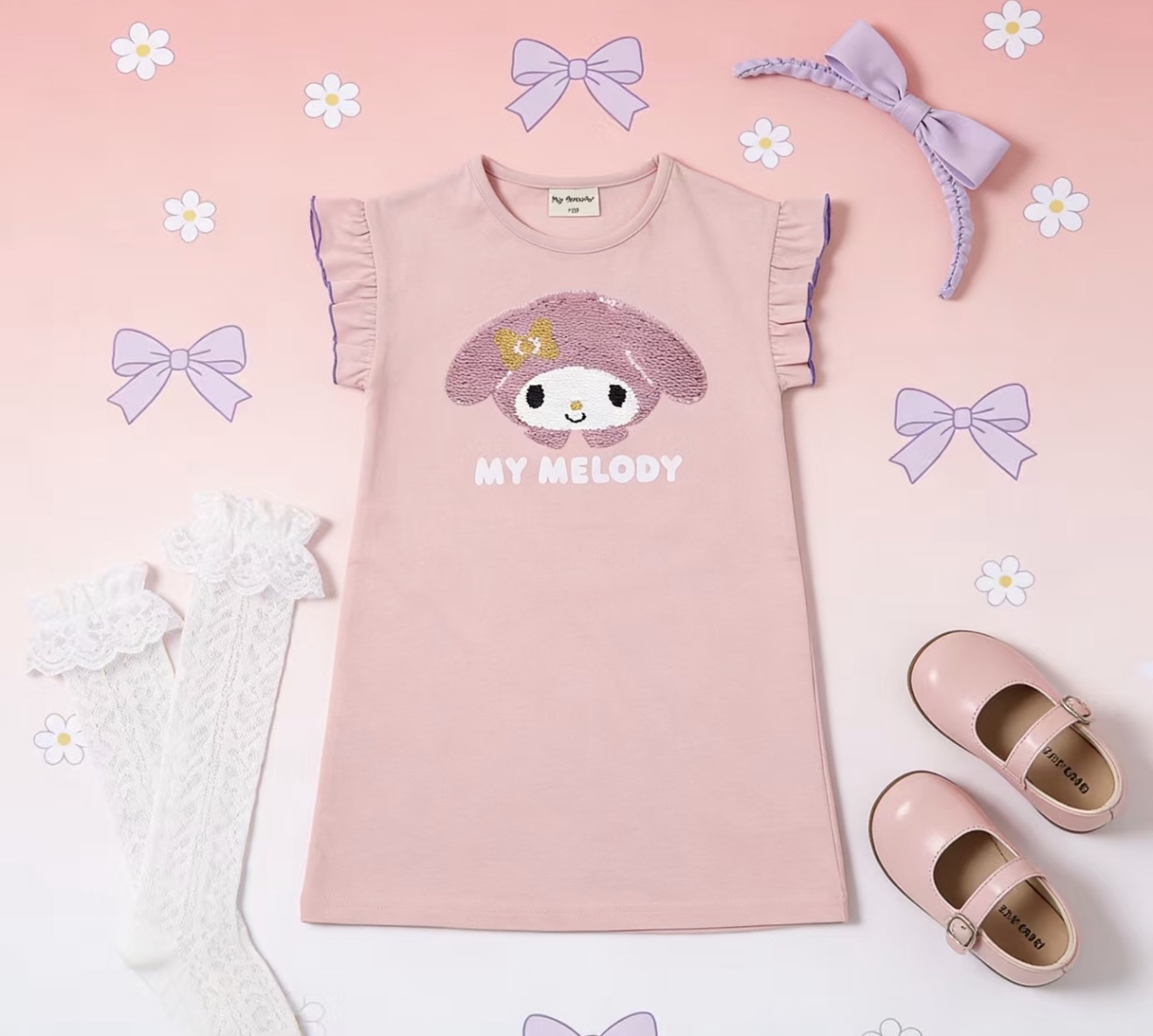 🔸預訂🔸LeLe魔法閃片Sanrio 連身裙（3款）