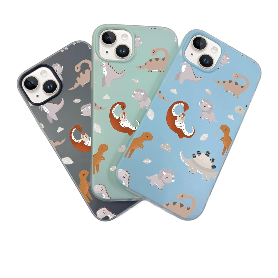 JELLY CASE PHONE FOR IPHONE - DESIGN DINASOUR A