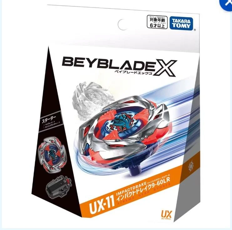 TakaraTomy - BBX-STA BeybladeX Starter UX-11 Impact Drake 9-60LR
