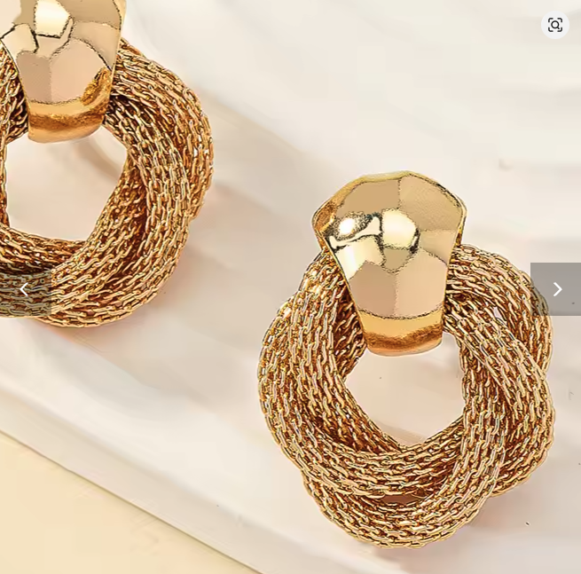 Mesh Knot Earrings