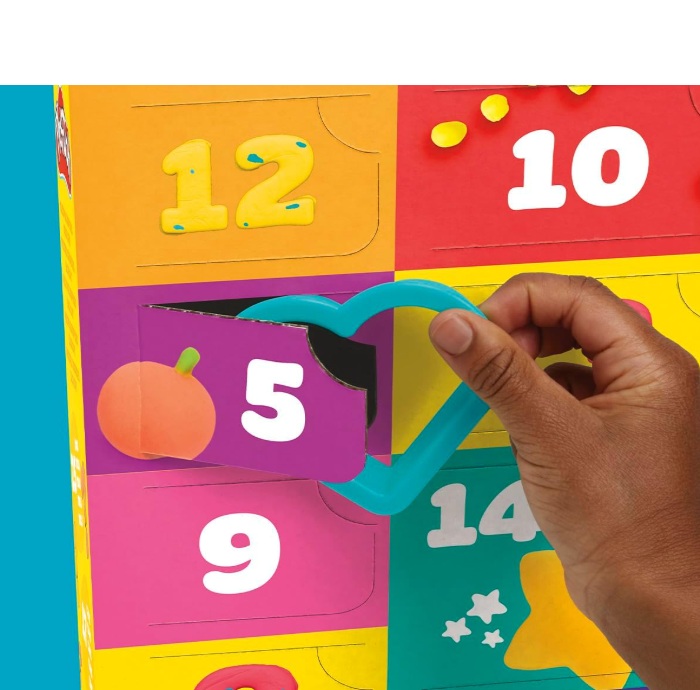 Play-Doh 培樂多 -14天 倒數日曆泥膠及配件玩具 (適合 3 歲以上的兒童) 