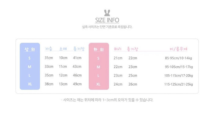 🇰🇷LittleRabbit set