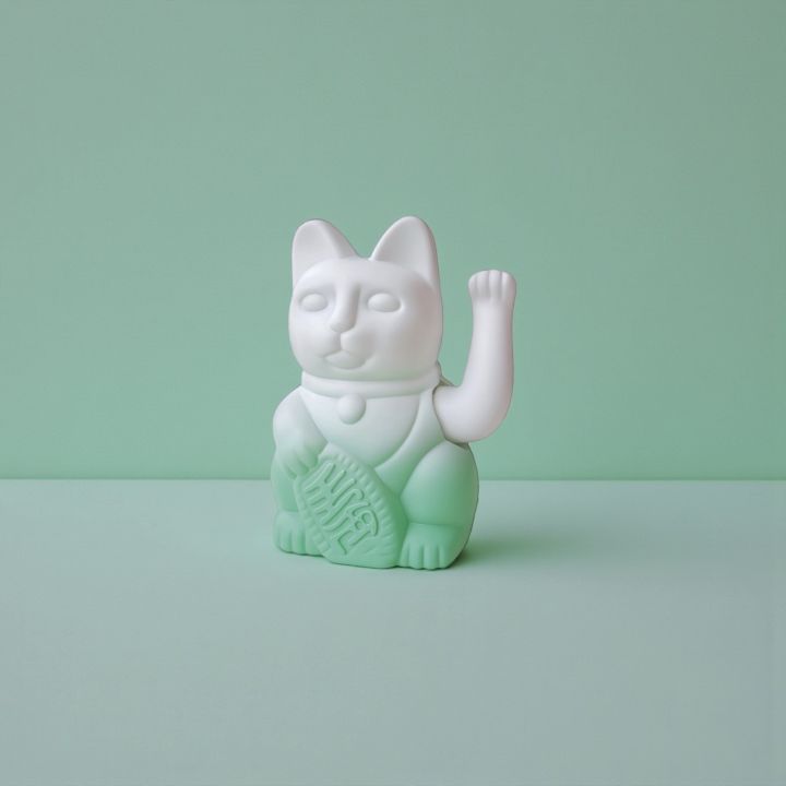 📦訂購 台灣代購 la boite Double Lucky! Cats Lucky Cat 雙色漸變幸運繽紛自動招手招財貓