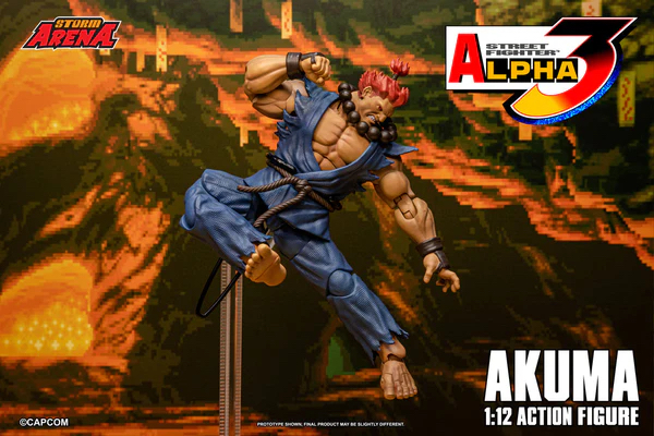 🧲預訂26年第4季：STORM ARENA 1/12 豪鬼 街頭霸王 Zero 3 可動figure STREET FIGHTER ZERO 3 - GOUKI