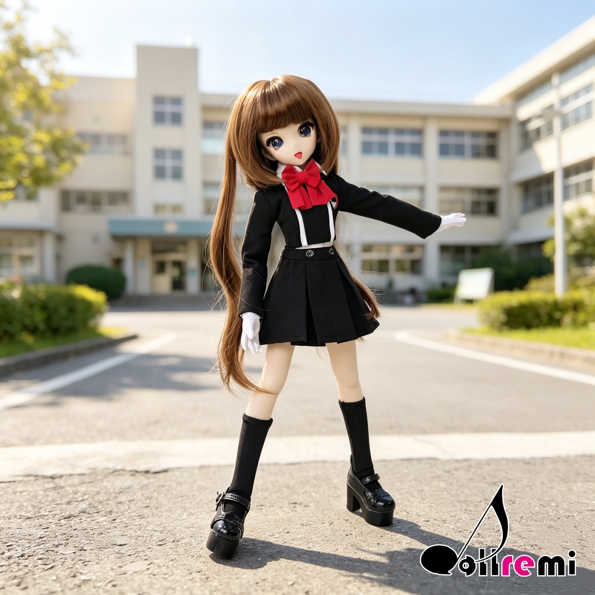 【dollremi】(DD0963) COS Persona 3 - Aigis Gekkoukan school uniform 女神異聞錄 3 - 埃癸斯 學校制服