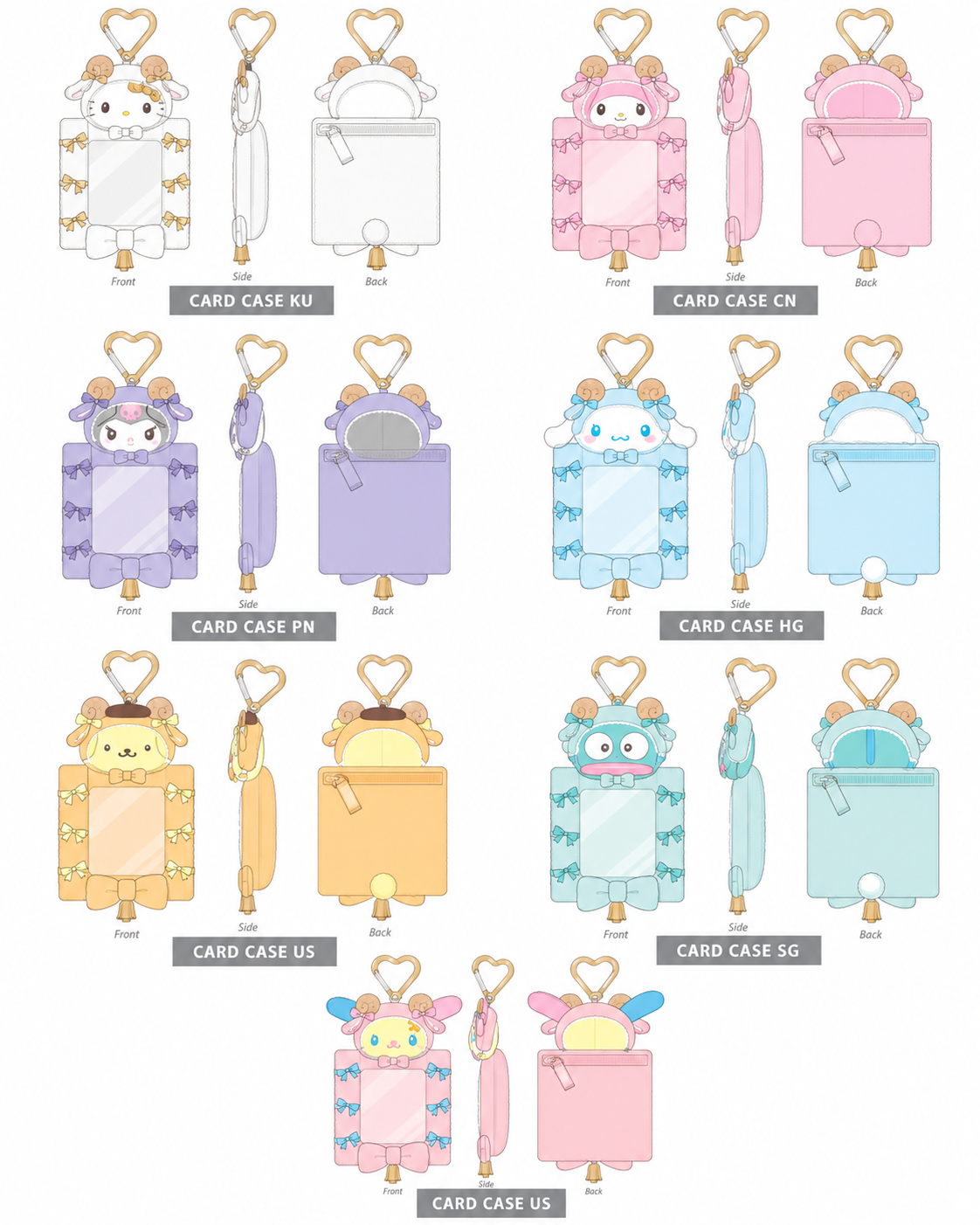 預訂 | 美國版 Sanrio 羊仔造型卡套掛件