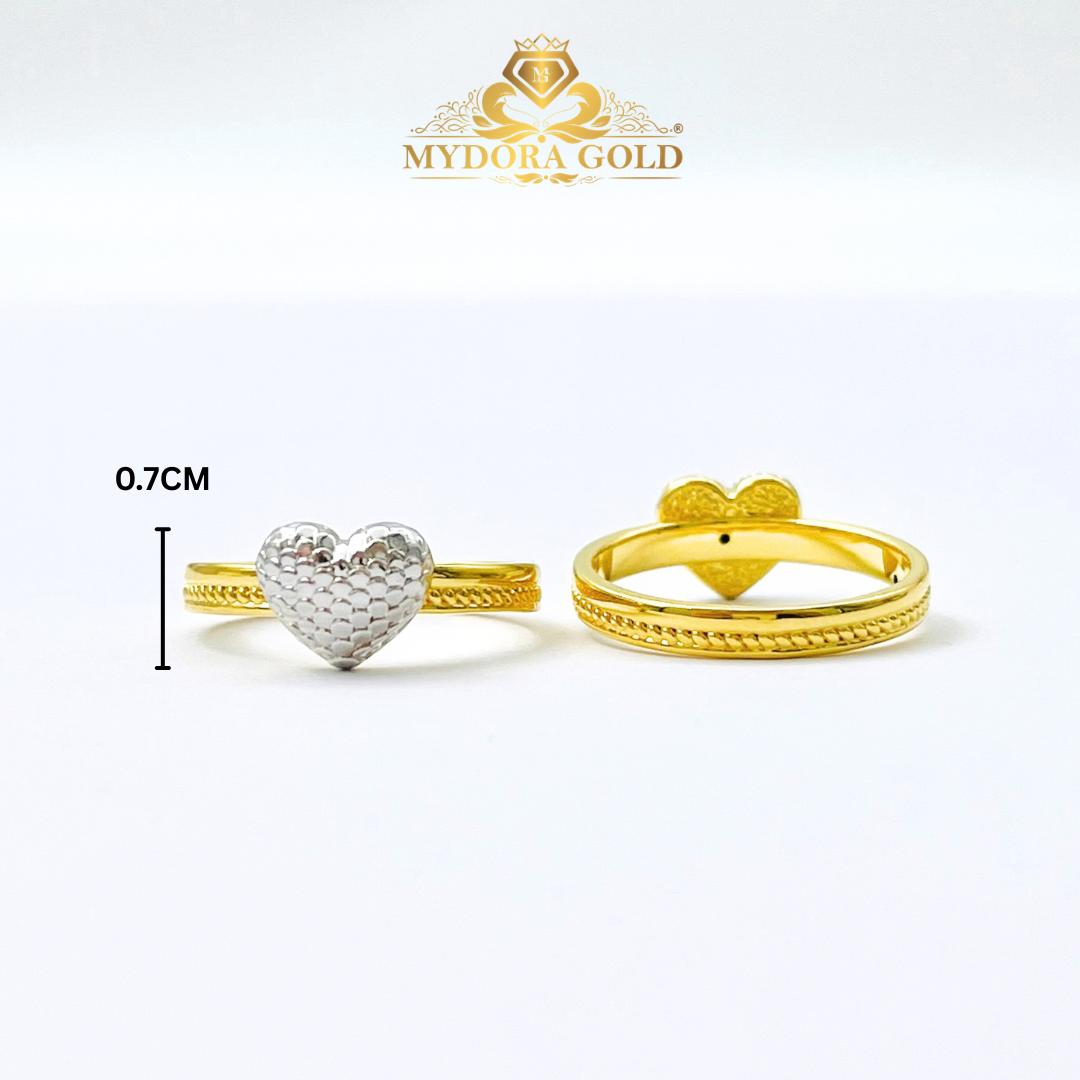 MYDORA Cincin Sisik Mini Love (5G) l EMAS 916/22K