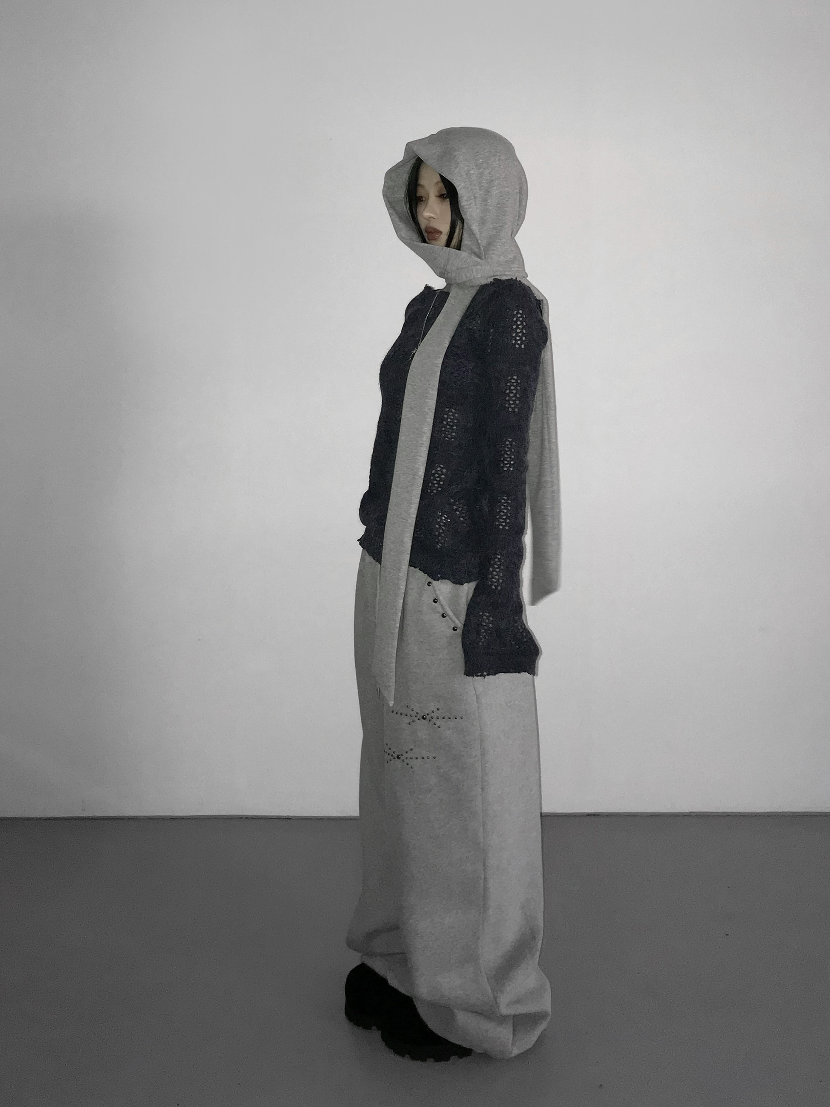 Fleece Lined Hooded Scarf