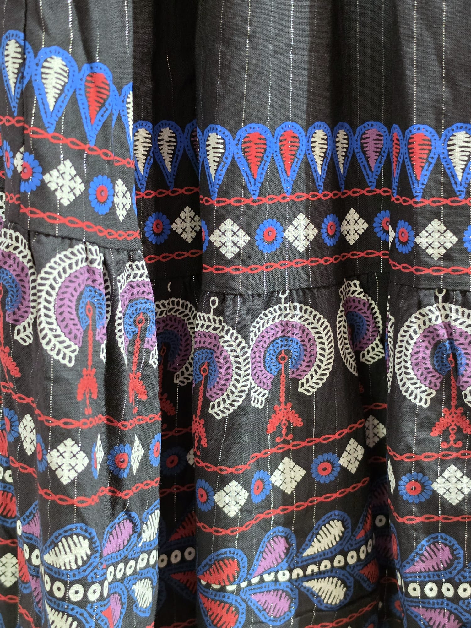 印度印花連身裙