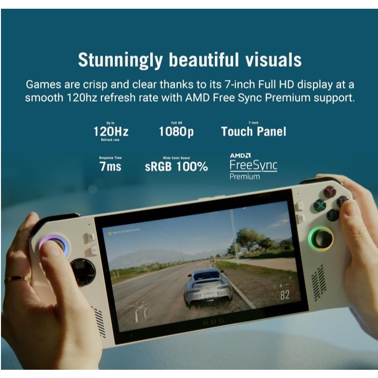 (🔥FLASH SALE🔥) Asus ROG Ally White 512GB Z1 Extreme Gaming Handheld Console (Brand New Full Set)