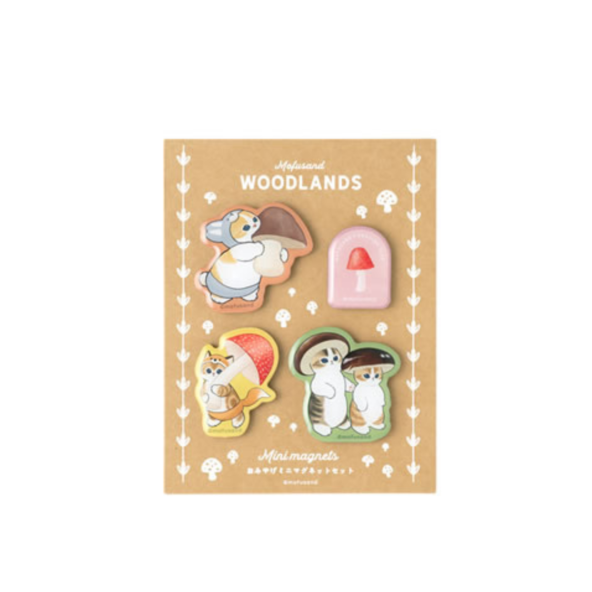 🎀【預訂】Mofusand Woodlands 迷你磁鐵套裝